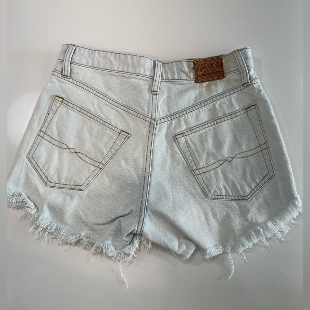 Lucky Brand Cutoff Shorts: raw hem SIZE 2